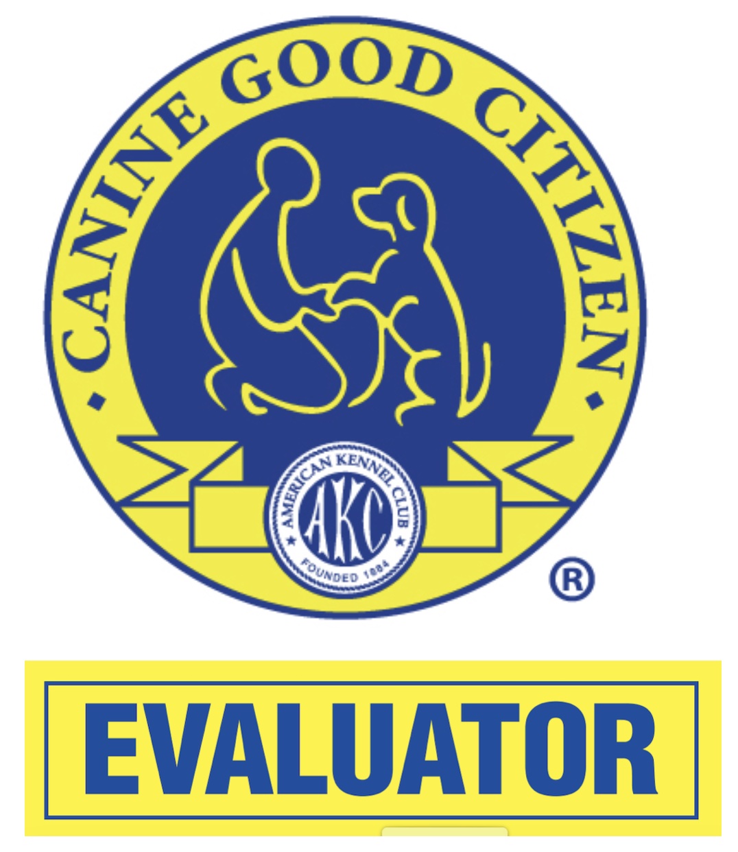 Official American Kennel Club Canine Good Citizen Approved Evaluator logo